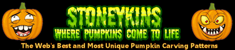 Stoneykins.com - Pumpkin Carving Patterns for Halloween