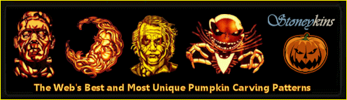 Stoneykins.com - Pumpkin Carving Patterns for Halloween