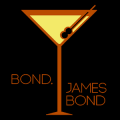James Bond Martini  Glass 01