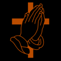 Praying Hands with Cross