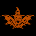 Halloween Pumpkin Bat