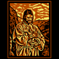 Jesus Carrying a Lost Lamb