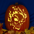 Flaming Skull 01 CO