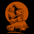 Snoopy Witches Broom Woodstock Bat