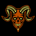 Skull with Horns 01