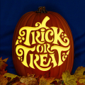 Trick or Treat Pumpkin Shape CO