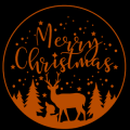 Merry Christmas Deers 01