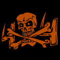 4X4 Skull Crossbones 01