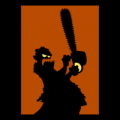 Chainsaw Maniac Silhouette