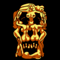 Salvador Dali Human Skull 02