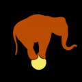 Elephant on a Ball