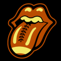 Rolling Stones Football Tongue
