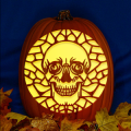 Stained Glass Skull CO