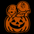 Charlie Brown and Snoopy Pumpkin