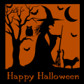 Happy Halloween Witch Scene 01