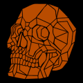 Geometric Shape Skull 01