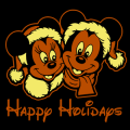 Mickey and Minnie Happy Holidays