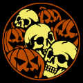 Pumpkins and Skulls 02