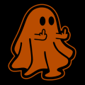 Ghost Giving the Finger 01