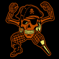Vintage Skeleton Pirate