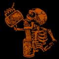 Skeleton Drinking 02