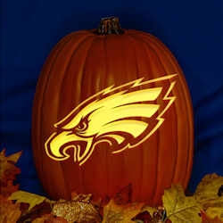 philadelphia eagles pumpkin