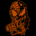 Spider Man and Venom Split Face
