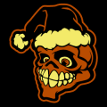 Santa Skull 01