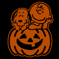 Charlie Brown and Snoopy Pumpkin - StoneyKins