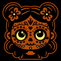 Cute Sugar Skull Girl 01