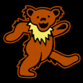 Grateful Dead Dancing Bear 03