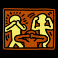 See Hear Speak No Evil - Keith Haring