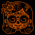 Cute Day of the Dead Girl 02
