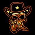 Cowboy Skull 02