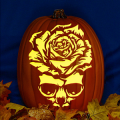 Skull with Rose 02 CO