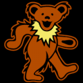 Grateful Dead Dancing Bear 01