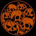 Pumpkins and Skulls 01