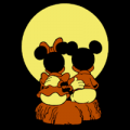 Mickey Minnie Sunset