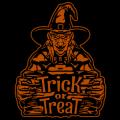 Witch Trick or Treat Sign 02