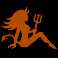 Devil Girl Mud Flap