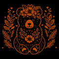 Country Bear Floral