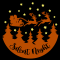 Santa Sleigh Silent Night 02