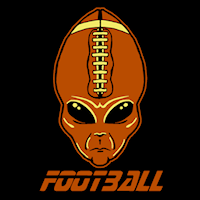 alien with soccer ball shirt