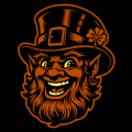 Happy Leprechaun Head