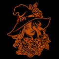 Witch with Flowers