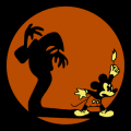 Mickey Mouse and Scary Shadow