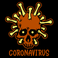 Coronavirus Skull 01