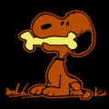 Peanuts Snoopy with Bone