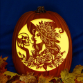 Witch Holding Skull 01 CO