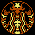 Starbucks Skull 02